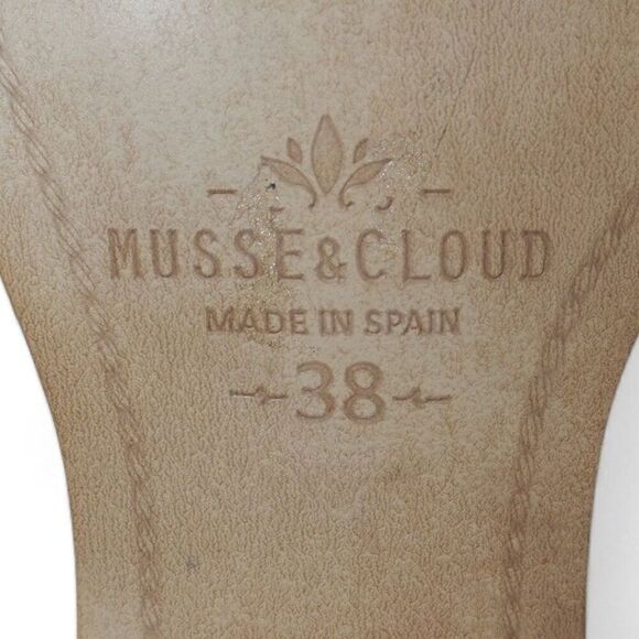 Musse & Cloud Light Pink Western Style Buckle Ankle Boots Women's 7-7.5 - Picture 9 of 11